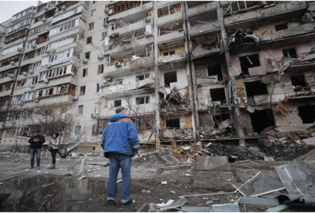 Ukraine war: Explosions heard amid air raid warning