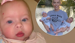 Frankie Essex pierces her 6-month-Old daughter’s ears