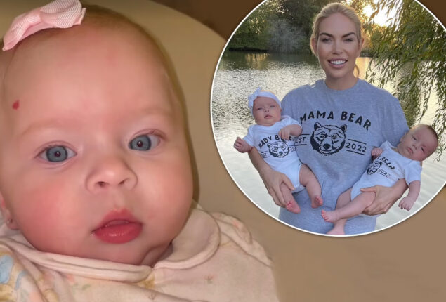 Frankie Essex pierces her 6-month-Old daughter’s ears