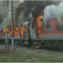 Drone strike on fire trains sent to Russian airfields