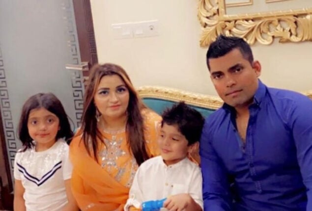 Umar Akmal latest photos with wife and family