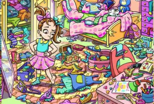 Optical Illusion: Can You Find Her Lost Sock in 10 Seconds?