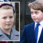 Prince George is distracted during royal Christmas walk
