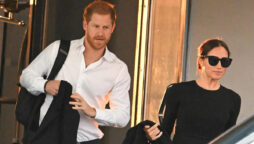 Prince Harry and Meghan Markle arrives in New York for an awards gala