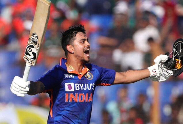 Ishan Kishan 1st batsman to turn his debut ODI century into double century
