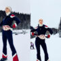 Alessandra Ambrosio flaunts her winter look in her recent snaps