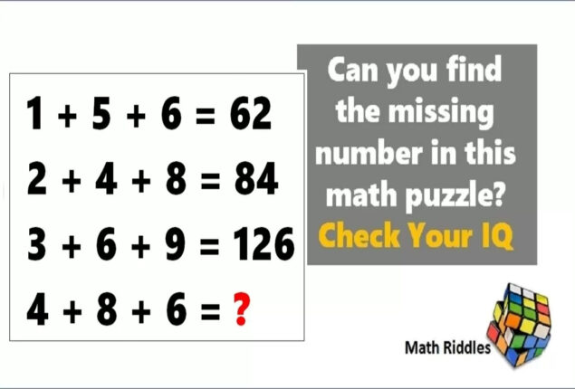 Math Riddles: 99% failed 10-minute math puzzles! Solve These?