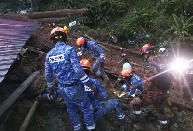 Death toll rises to 21 in Malaysia landslide
