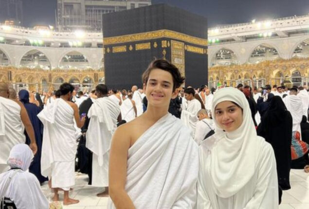 Jannat Zubair performs Umrah with her brother Ayaan Zubair