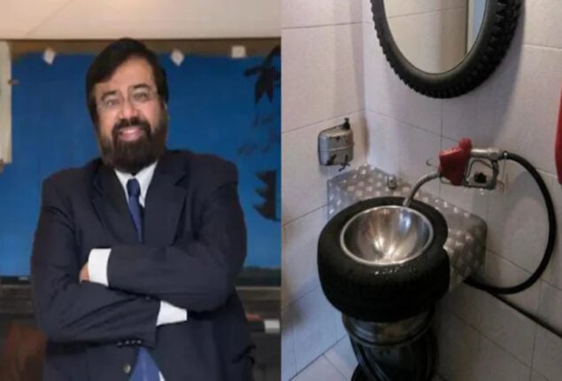 Men invents washbasins out of old tires goes viral