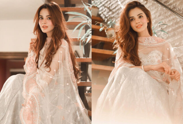 Komal Meer flaunts her desi style in white outfit