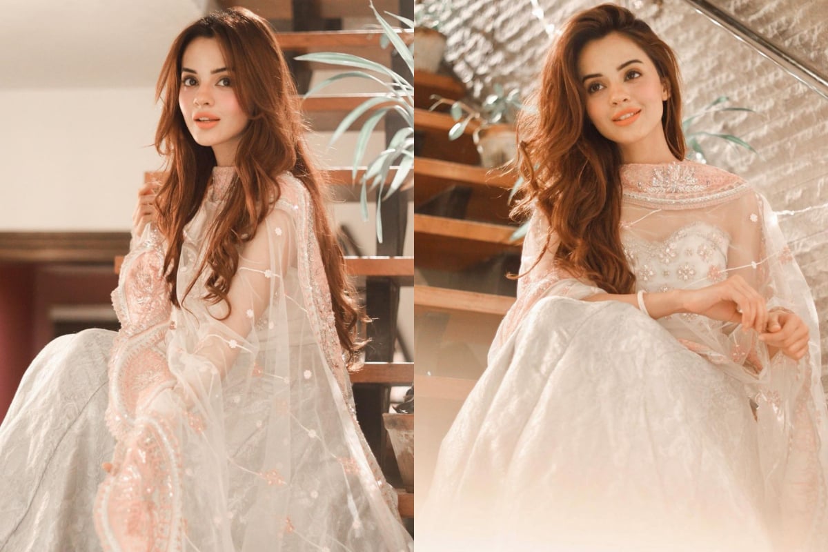 Komal Meer flaunts her desi style in white outfit
