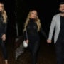 Amber Turner looks stunning as she steps out with boyfriend Dan Edgar