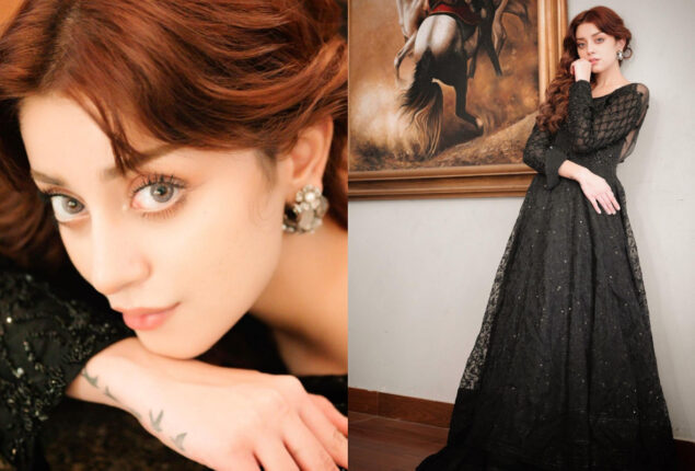 Alizeh Shah looks stunning in black outfit