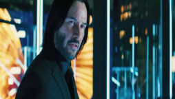 Keanu Reeves performs at CCXP for ‘John Wick: Chapter 4’