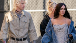 Megan Fox and Machine Gun Kelly seen holding hands