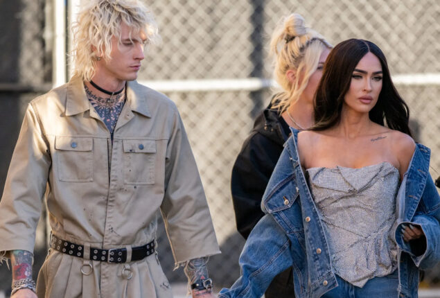 Megan Fox and Machine Gun Kelly seen holding hands