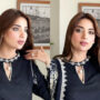Saboor Aly looks stunning in black outfit
