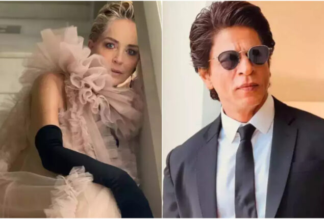 Sharon Stone’s Epic reaction upon seeing Shah Rukh Khan