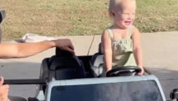 Watch video: Daughter reaction to receiving a minicar gift goes viral