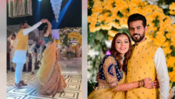 Maryam Noor grooves with her groom at Mehndi