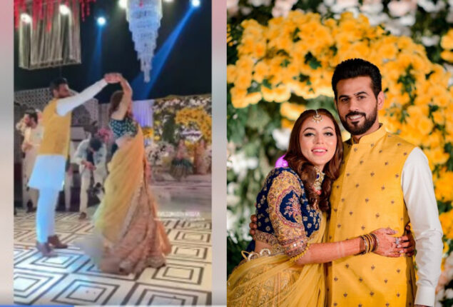 Maryam Noor grooves with her groom at Mehndi