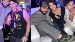 Ibrahim Ali Khan & Palak Tiwari twin in black at concert