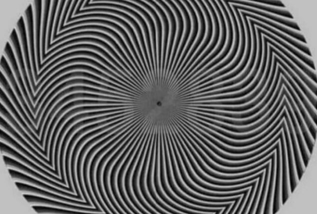 Hidden number in hypnotic circle revealed in optical illusion