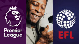 EFL and Premier League players will wear black armbands for Pele
