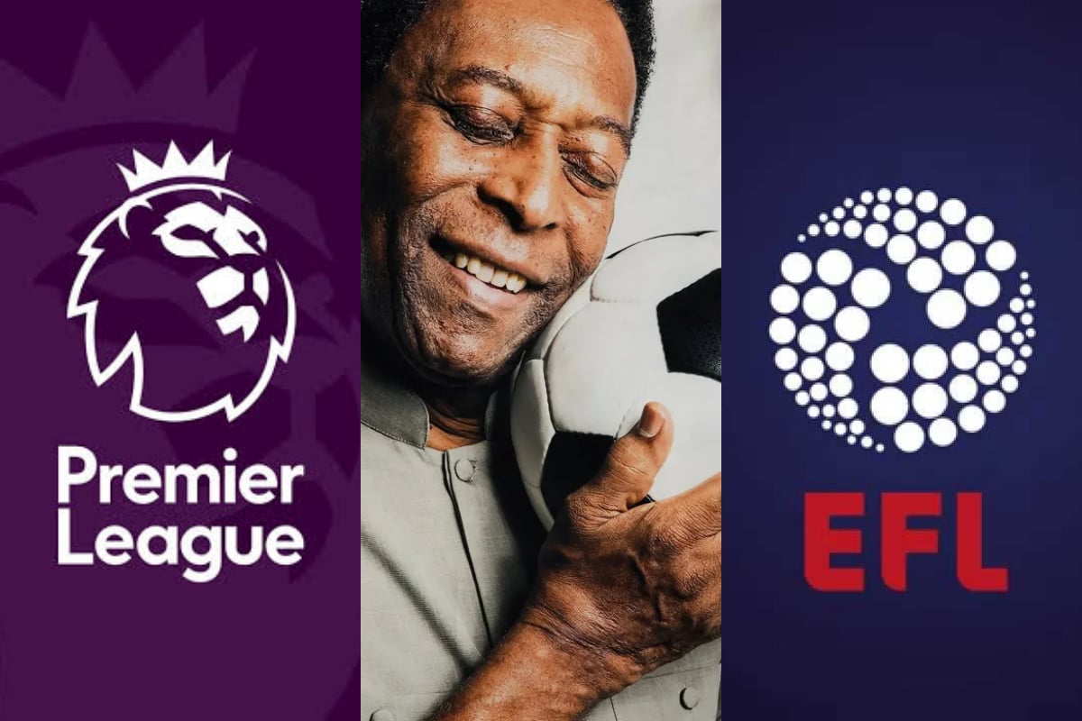 EFL and Premier League players will wear black armbands for Pele