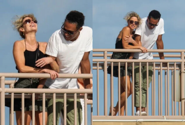 T.J. Holmes & Amy Robach spend romantic time in Miami vacation