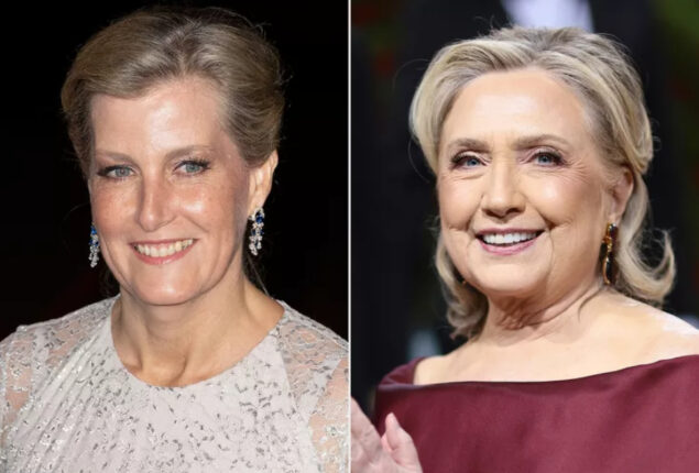 Sophie, Countess of Wessex Receives Award from Hillary Clinton