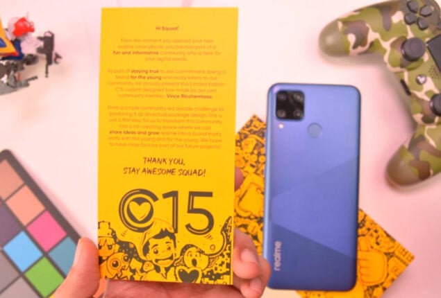 Realme C15 price in Pakistan with 6000 mAh battery