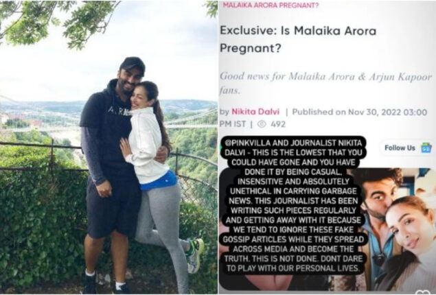 Arjun Kapoor posts cryptic statement after Arora’s pregnancy rumour