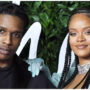 Rihanna lights up the stage for A$AP Rocky’s performance