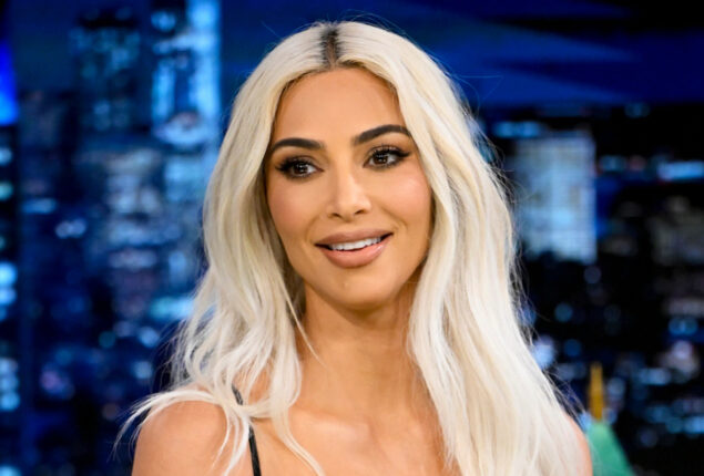 Kim Kardashian debuts a new hair color and gives up Balenciaga