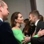 Kate Middleton kisses David Beckham, fans shocked