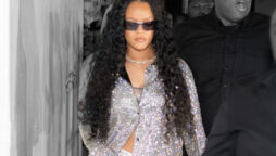 Rihanna steals the spotlight while watching boyfriend A$AP Rocky perform
