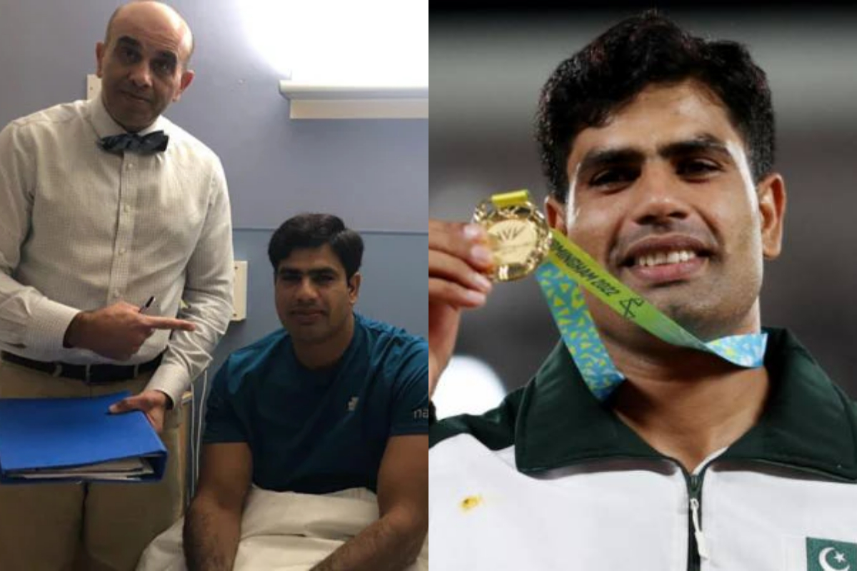 Arshad Nadeem has an effective elbow procedure in London