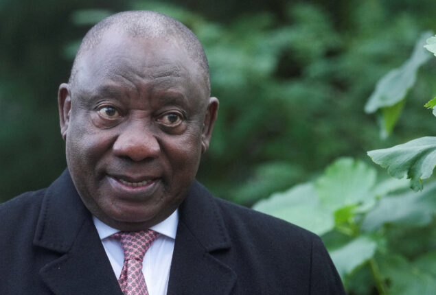 Cyril Ramaphosa, president of South Africa, refuses to step down