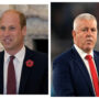 Prince William wishes Warren Gatland good luck. as Wales’ rugby coach