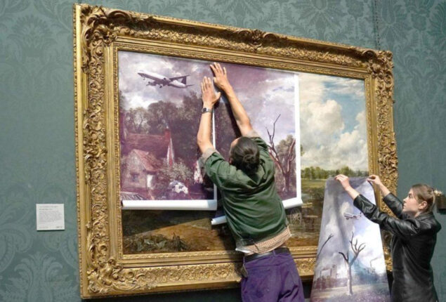 Protesters finds guilty of John Constable masterpiece damage