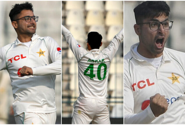 Who is Abrar Ahmed? Abrar takes seven in his Test debut: WATCH