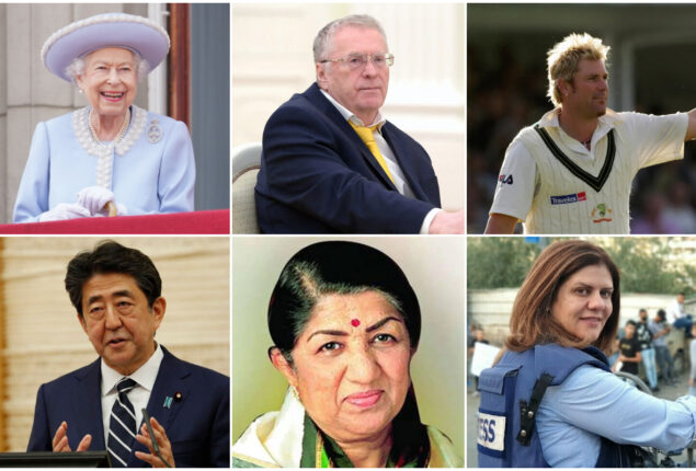 World’s Most Notable Deaths from 2022