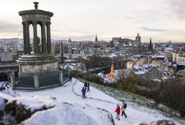 UK residents struggles to heat homes as more snow falls