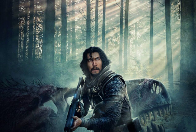 Adam Driver is seen battling a prehistoric threat in “65” trailer