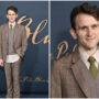 Harry Potter’s Dudley actor Harry Melling in tweed suit