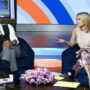T.J. Holmes and Amy Robach leave their date holding hands