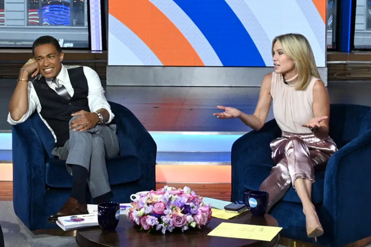 T.J. Holmes and Amy Robach