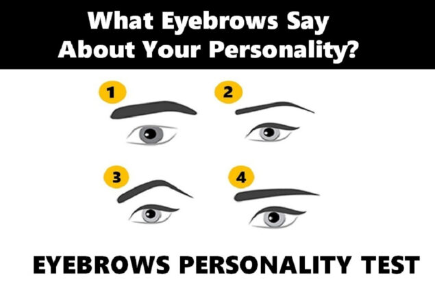 Personality Test: Eyebrows reveal your behaviour